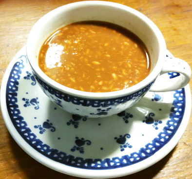 SDGs　小豆の煮汁+オートミール+米麹の写真