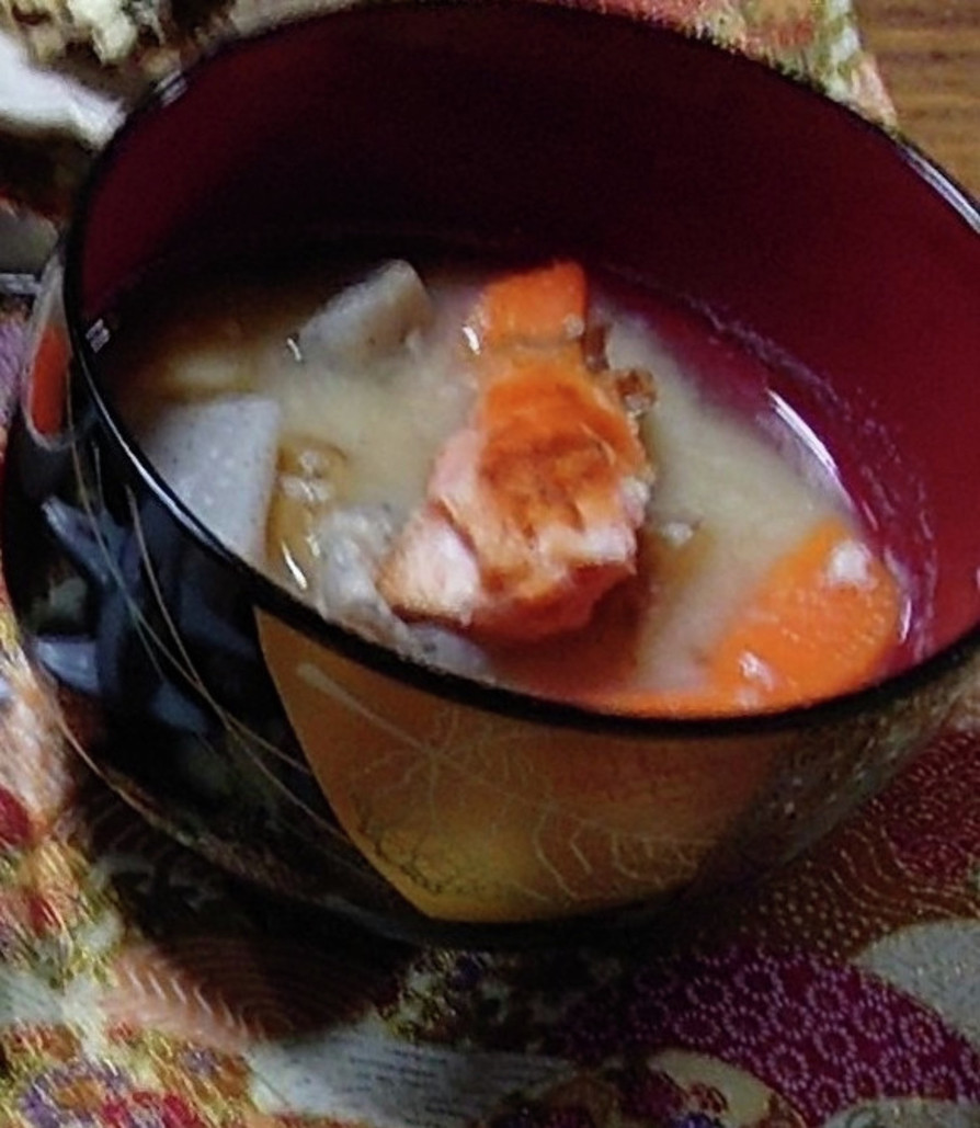 ヨウサマの減塩粕汁　兵庫県郷土料理の画像