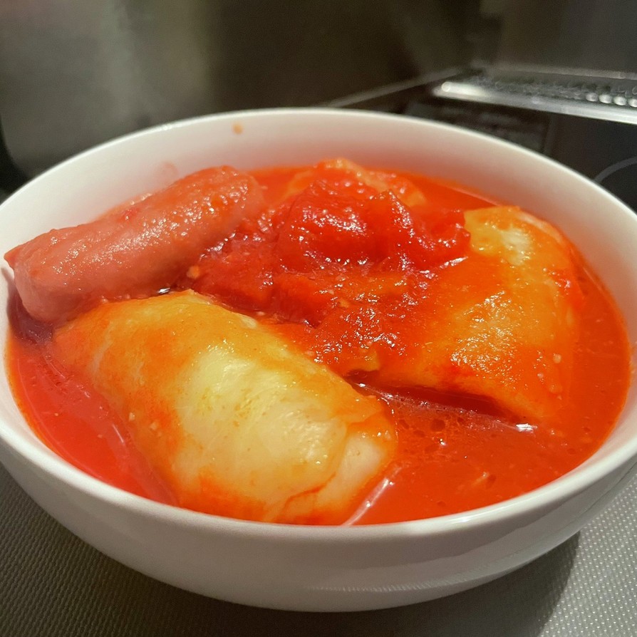 冷凍ロールキャベツ＆トマトソースの画像