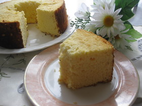 しっとり♡おからのシフォンケーキ♡