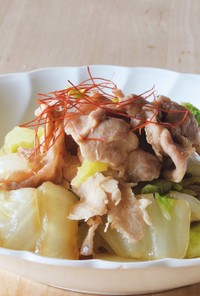 レンジ6分★白菜と豚バラ★ランチ★昼ご飯