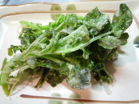 春の味~クレソンの天ぷら❀