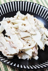 シャキシャキ食感！菊芋のツナマヨ梅サラダ