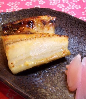大吟醸酒粕で鰆の粕漬け