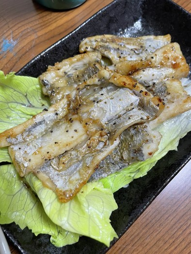 太刀魚のバター醤油焼きの写真