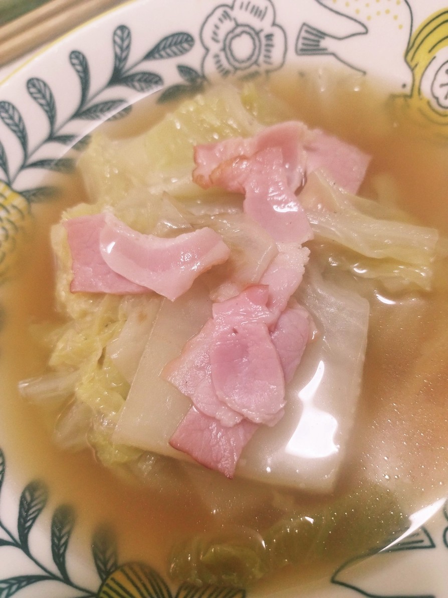 簡単★ダイエット白菜とろけるスープの画像