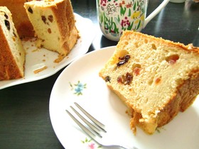 フルーツシフォンケーキ