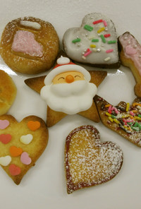 米粉とスキムミルクのクリスマスクッキー☆