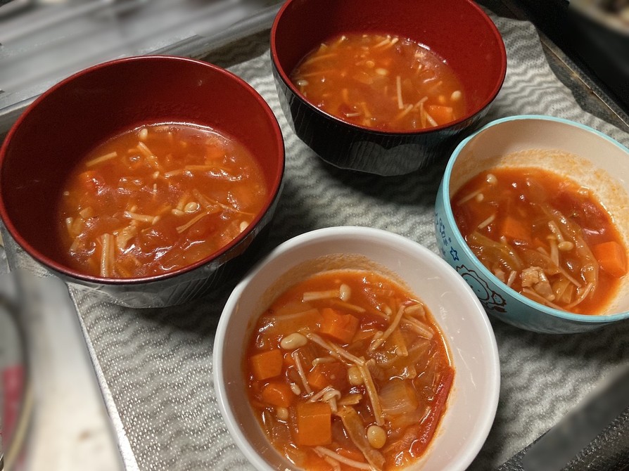 子供も食べれるトマトスープの画像