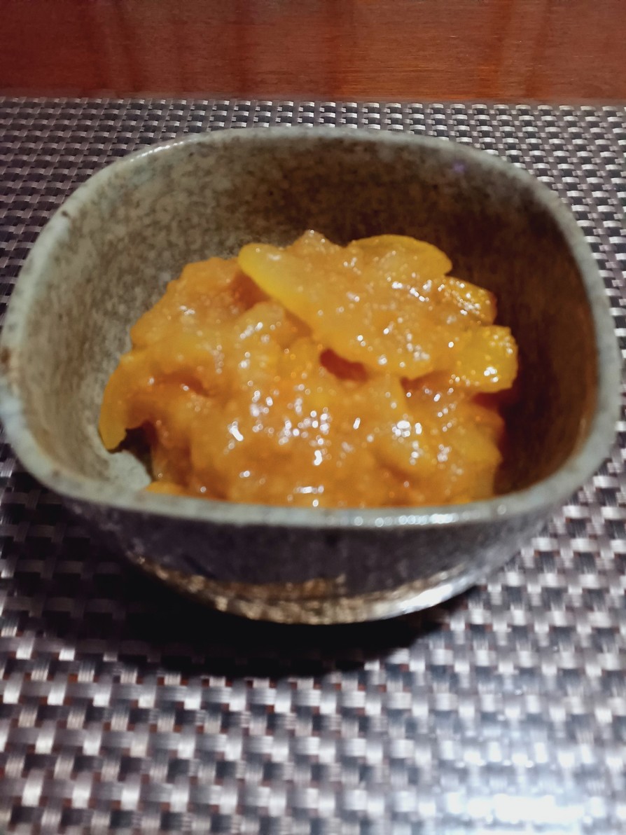 レンジでゆず味噌　柚子を味わっての画像