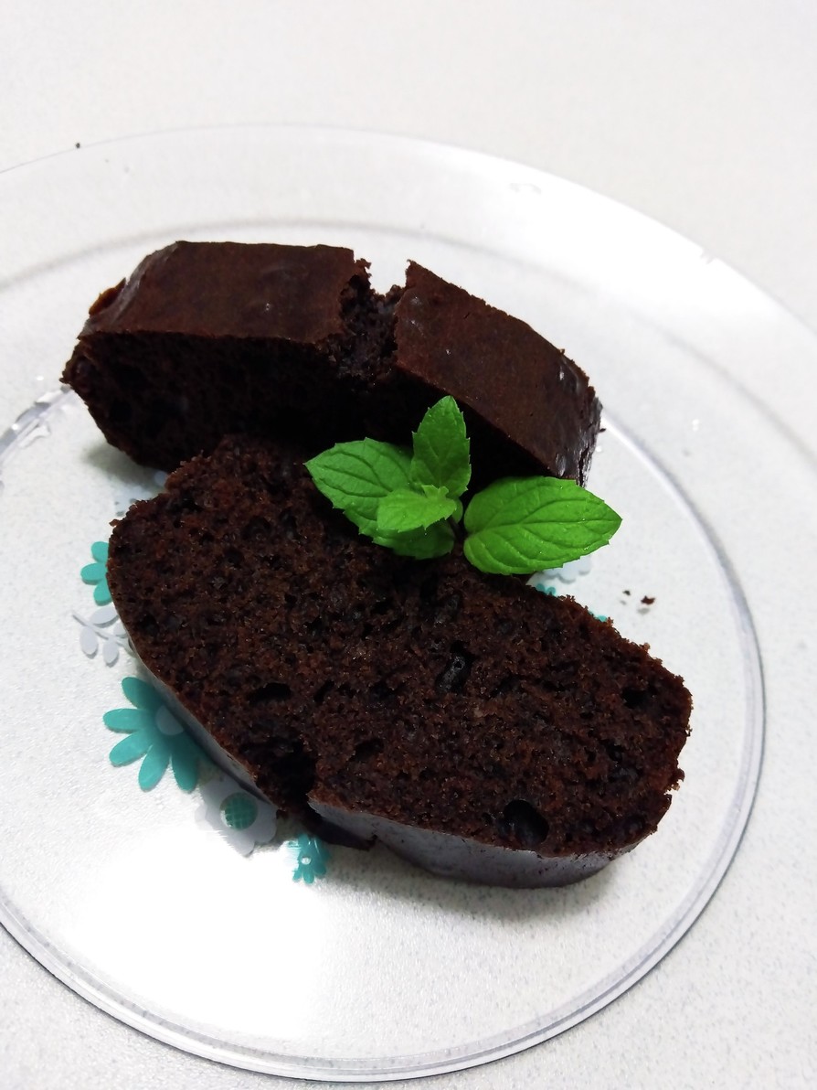 純ココアでチョコケーキの画像