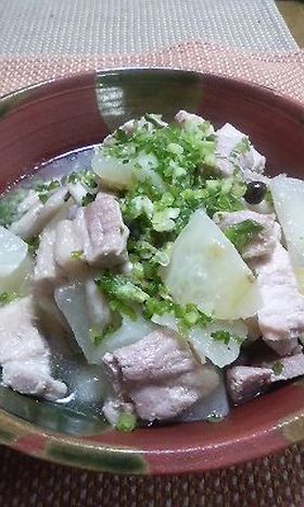 豚と大根のサッパリ塩煮