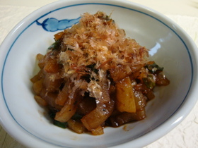 大根のしゃきしゃき炒め やきそば風味