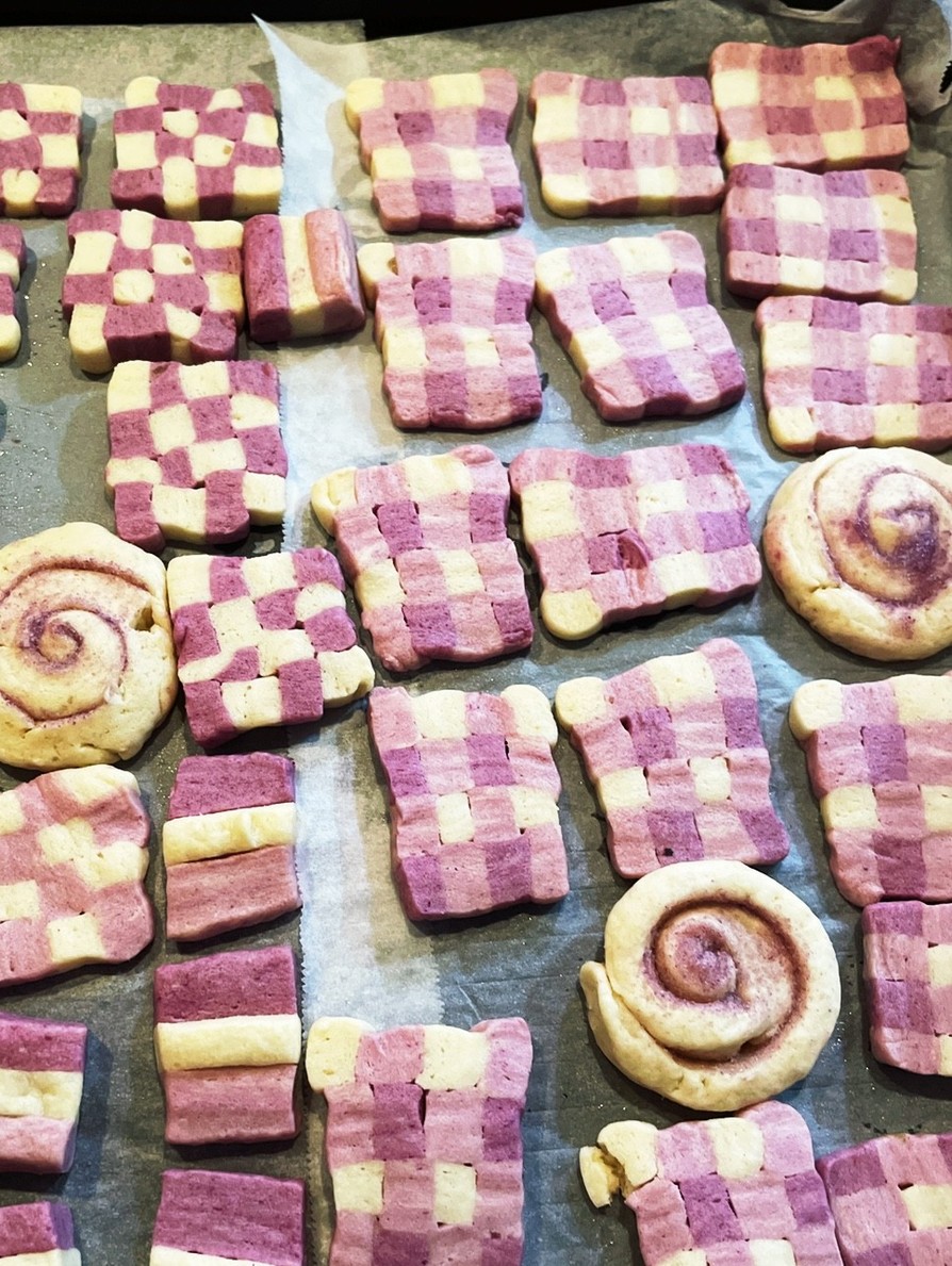 紫芋バタークッキーの画像