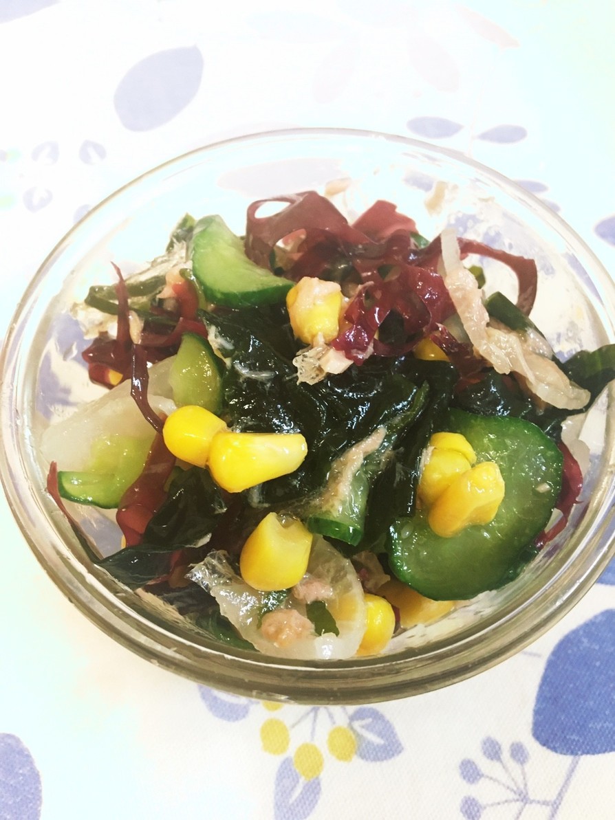 給食の「海藻サラダ」♡アレンジ編の画像