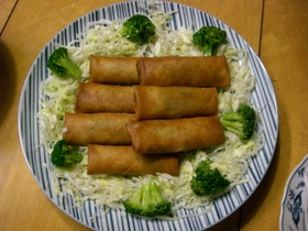 ☆旬のたけのこで美味しい春巻き☆