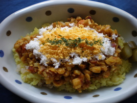 お豆のドライカレー