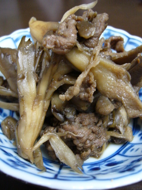 牛肉のしぐれ煮 きのこいっぱいver