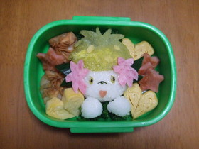 キャラ弁 シェイミ ランドフォルム