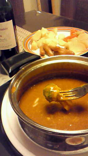 カレーチーズフォンデュ☆