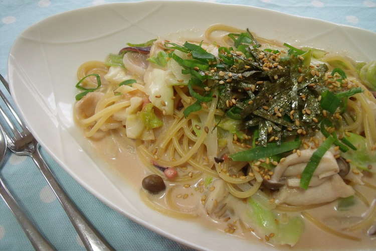 イカの塩辛パスタ レシピ 作り方 By みよらんて クックパッド