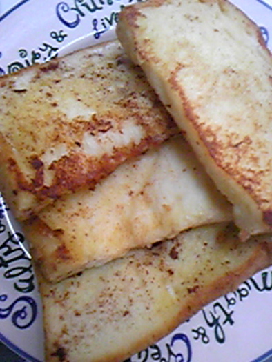 シナモン風味のフレンチトーストの写真