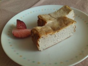 低カロチーズケーキ♪苺バージョン☆