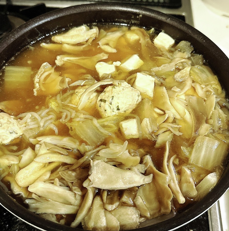 昭和の給食の味？鶏団子と白菜のスープの画像