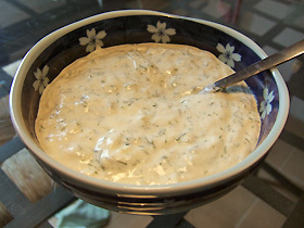 ギリシャ料理、ザジキ(tzatziki)