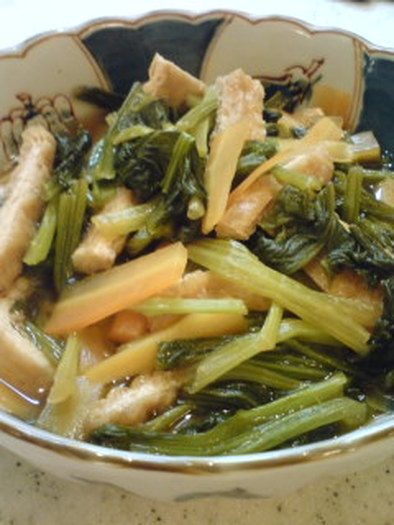 小松菜のさっと煮の写真