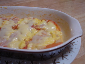 簡単★マヨトマポテチーズ