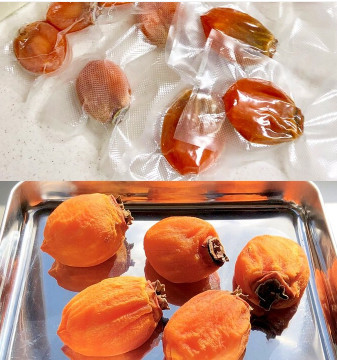 ★あんぽ柿と干し柿の真空パック保存の画像