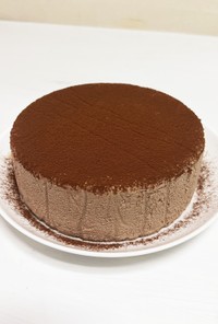 ダイエット中の本格チョコレアチーズケーキ