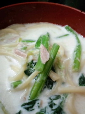 豆乳ツナスープ