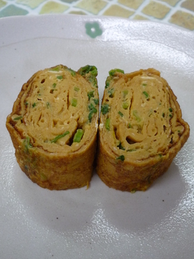 ✿たっぷりねぎごまの卵焼き✿コチュ風味✿