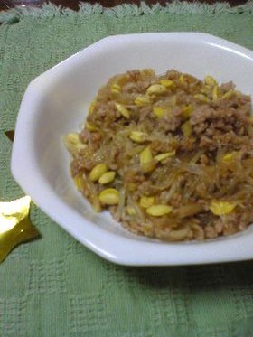 春雨があったら!豚ミンチと炒めて