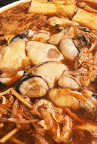 牡蠣鍋(味噌味)