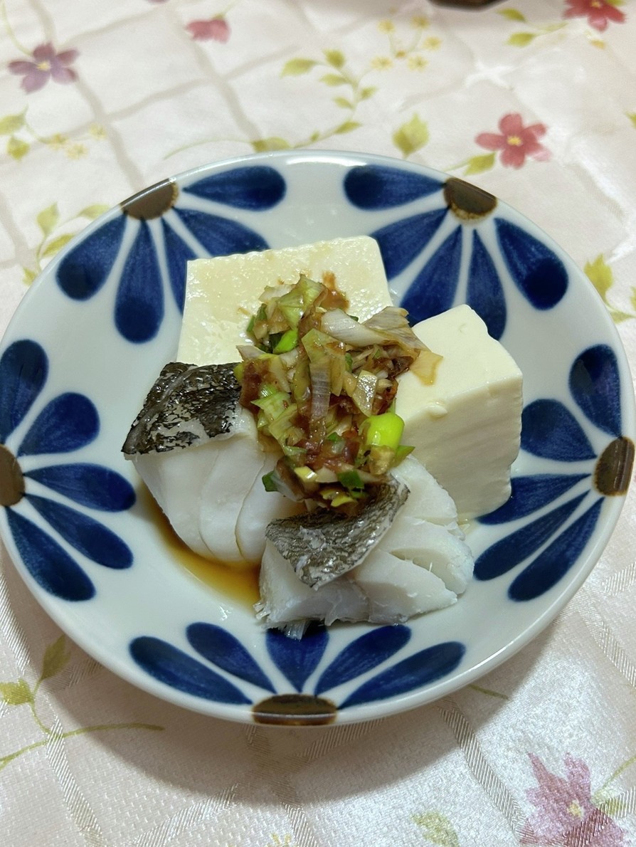 我が家の湯豆腐の画像