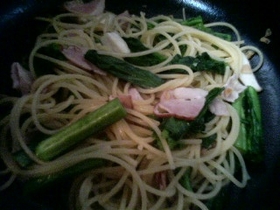 菜の花パスタ