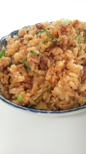 辛さとコクの☆コチュマヨ納豆炒飯☆