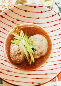 簡単豚肉団子の中華スープ