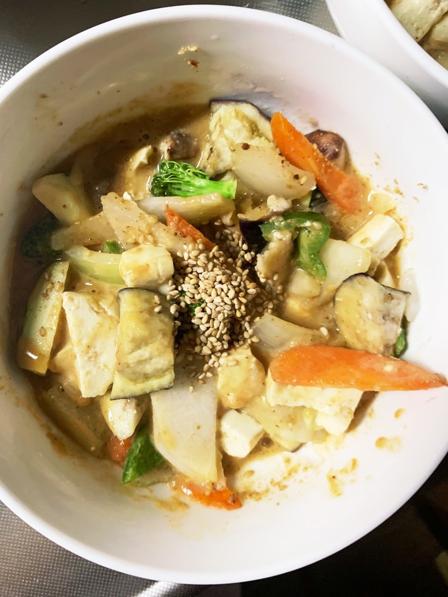 肉無豆腐簡単きな粉麺つゆ棒棒鶏味野菜炒めの画像