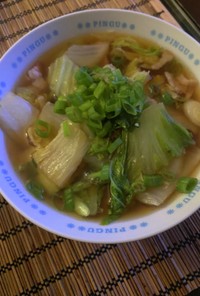 白菜使い切り簡単スープ
