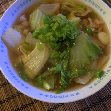 白菜使い切り簡単スープ