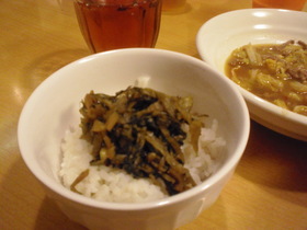 高菜炒め ピリ辛で♪