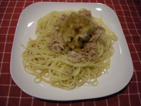 ピリリ☆柚子胡椒おろしツナパスタ