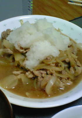 大根おろしを美味しく食べる豚肉料理(笑