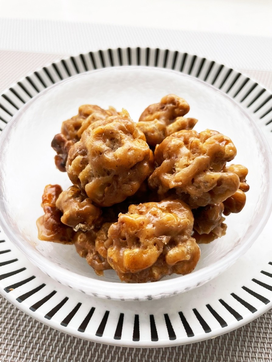 カリカリキャラメルコーンスナックミックスのレシピ