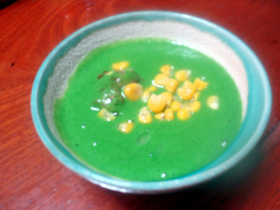 ほうれん草のすり流し