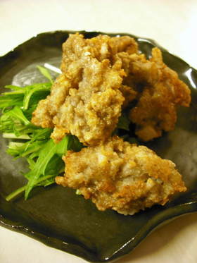 すりみの蓮根揚げ・・・
